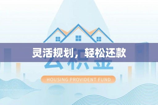 办理灵活规划，轻松还款